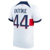 Maillot de Supporter Paris Saint-Germain Ekitike 44 Extérieur 2023-24 Pour Homme